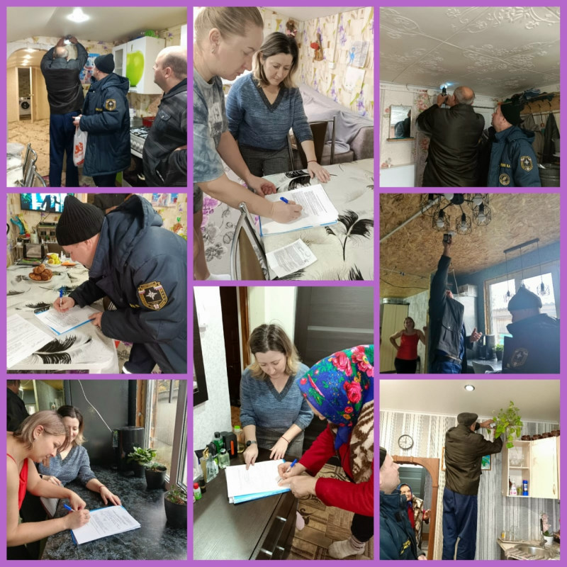 Установка пожарных извещателей многодетным семьям